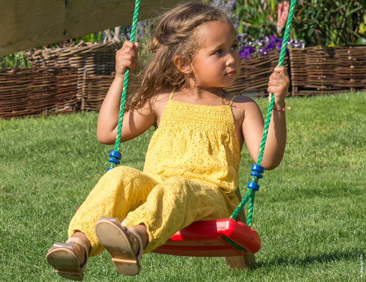 Jungle Casa | Wooden climbing frame with swing & climbing net